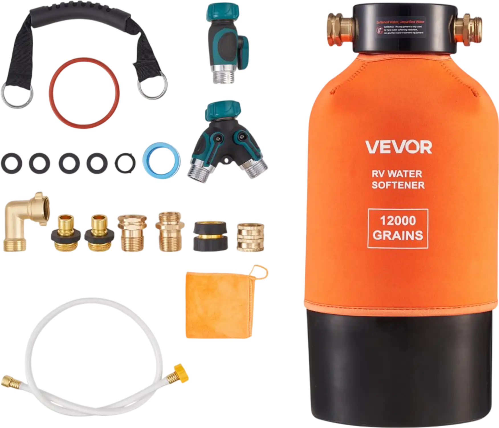 Vevor RV Water Softener Portable Water Softener System 12,000 Grain New