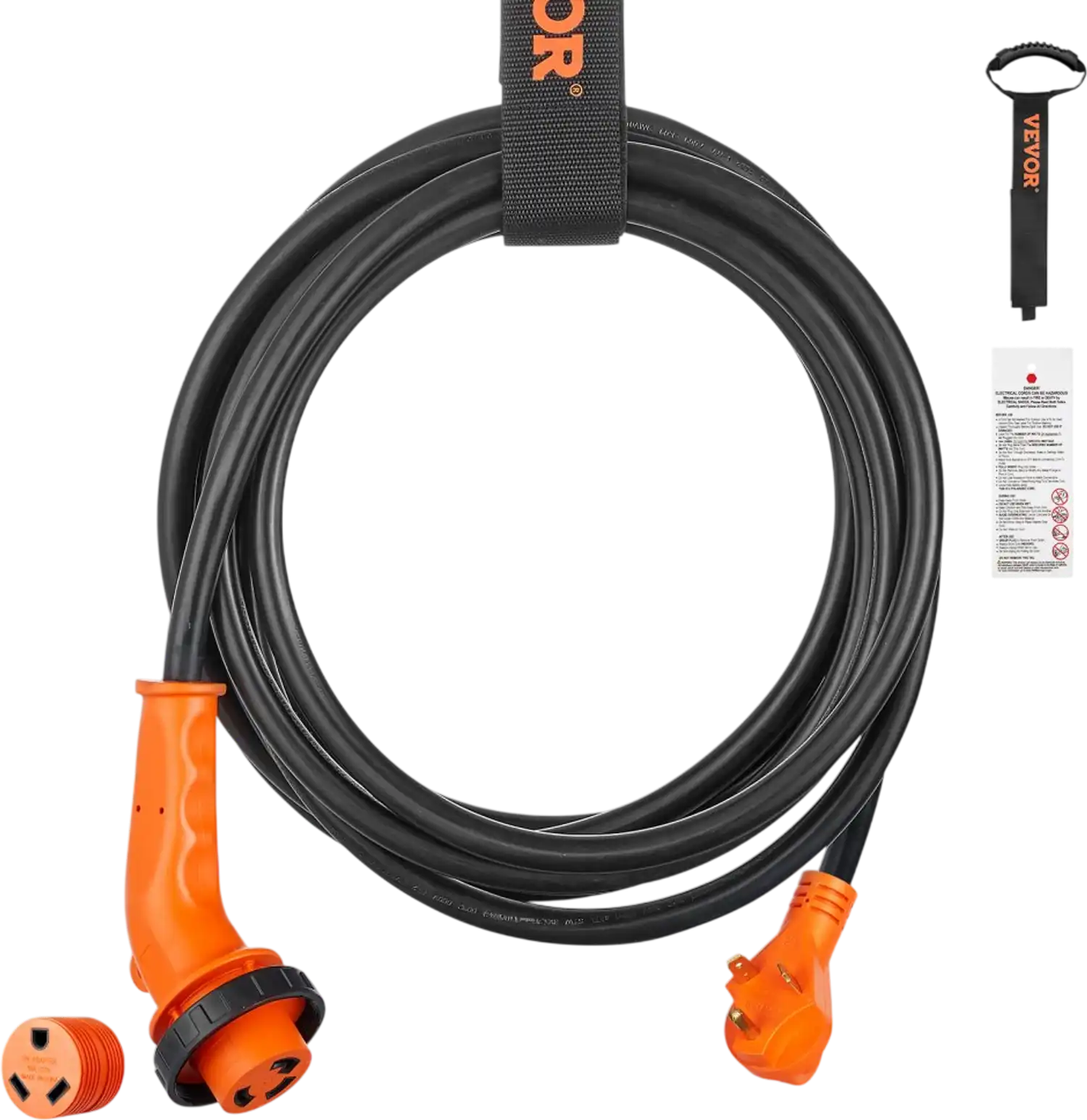 Vevor RV Power Cord 25' 30A Generator Extension Cord New