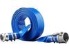 VEVOR Pool Drain Hose, 2 inch by 50 ft, Durable PVC Material, Includes Aluminum Camlock C & E Connectors and Clamps, Fits Pumps and Sand Filters, Ideal for Pool Water Removal, Blue