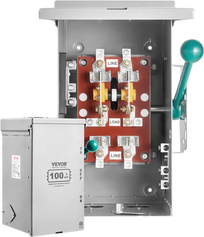 Vevor Transfer Switch 100A 24000W Manual 120/240V New