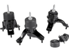 VEVOR Engine and Transmission Motor Mount Kit Replacement, Set of 4, Compatible with 2007–2011 Toyota Camry 2.4L L4, Replace OE# A62009, A4207, A4211, A4274, Secure Support