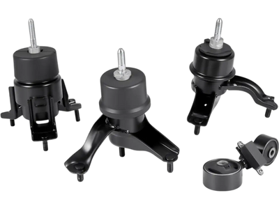 VEVOR Engine and Transmission Motor Mount Kit Replacement, Set of 4, Compatible with 2007–2011 Toyota Camry 2.4L L4, Replace OE# A62009, A4207, A4211, A4274, Secure Support