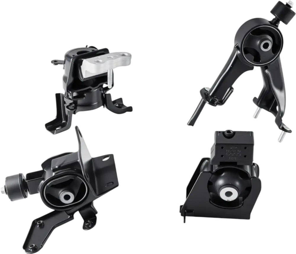 VEVOR Engine and Transmission Motor Mount Kit Replacement, Set of 4, Compatible with 2009–2013 Toyota Corolla 1.8L L4, Replace OE# A62015, A62039, A62027, A62023, Secure Support