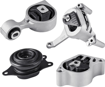 VEVOR Engine and Transmission Motor Mount Kit Replacement, Set of 4, Compatible with 2007–2017 Nissan Altima 2.5L L4, Replace OE# A4350, A4353, A4340, A4339, Secure Support