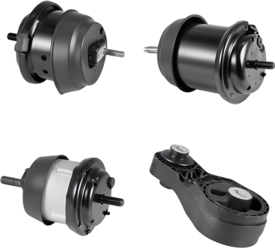 VEVOR Engine and Transmission Motor Mount Kit Replacement, Set of 4, Compatible with 2009–2017 Chevrolet Traverse 3.6L V6, Replace OE# A5548HY, A5549HY, A5458HY, A5444, Secure Support