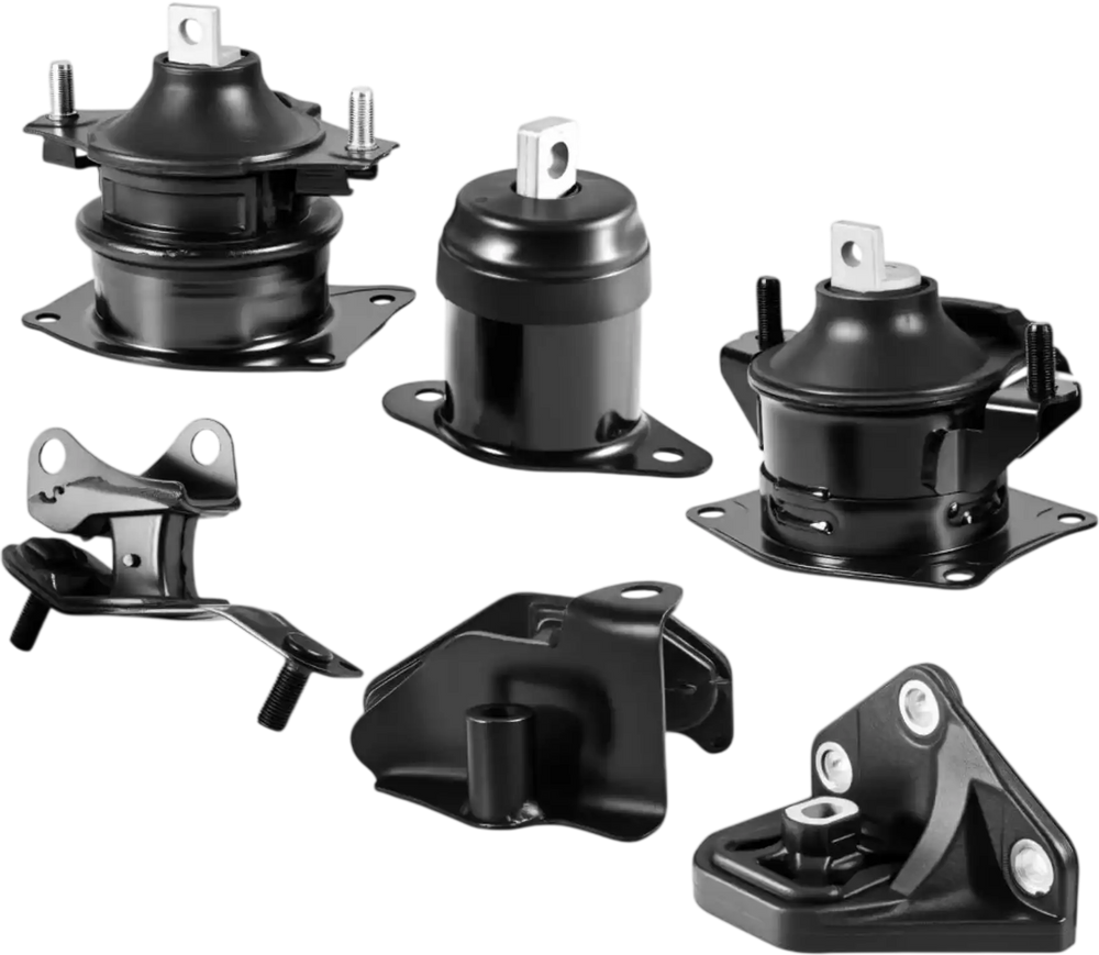 VEVOR Engine Motor Mount and Transmission Mount Kit Replacement, Set of 6, Compatible with 2003–2007 Honda Accord 2.4L L4, Replace OE# A4526HY, A4517, A4516, A4510, A4509, A4542, Secure Support