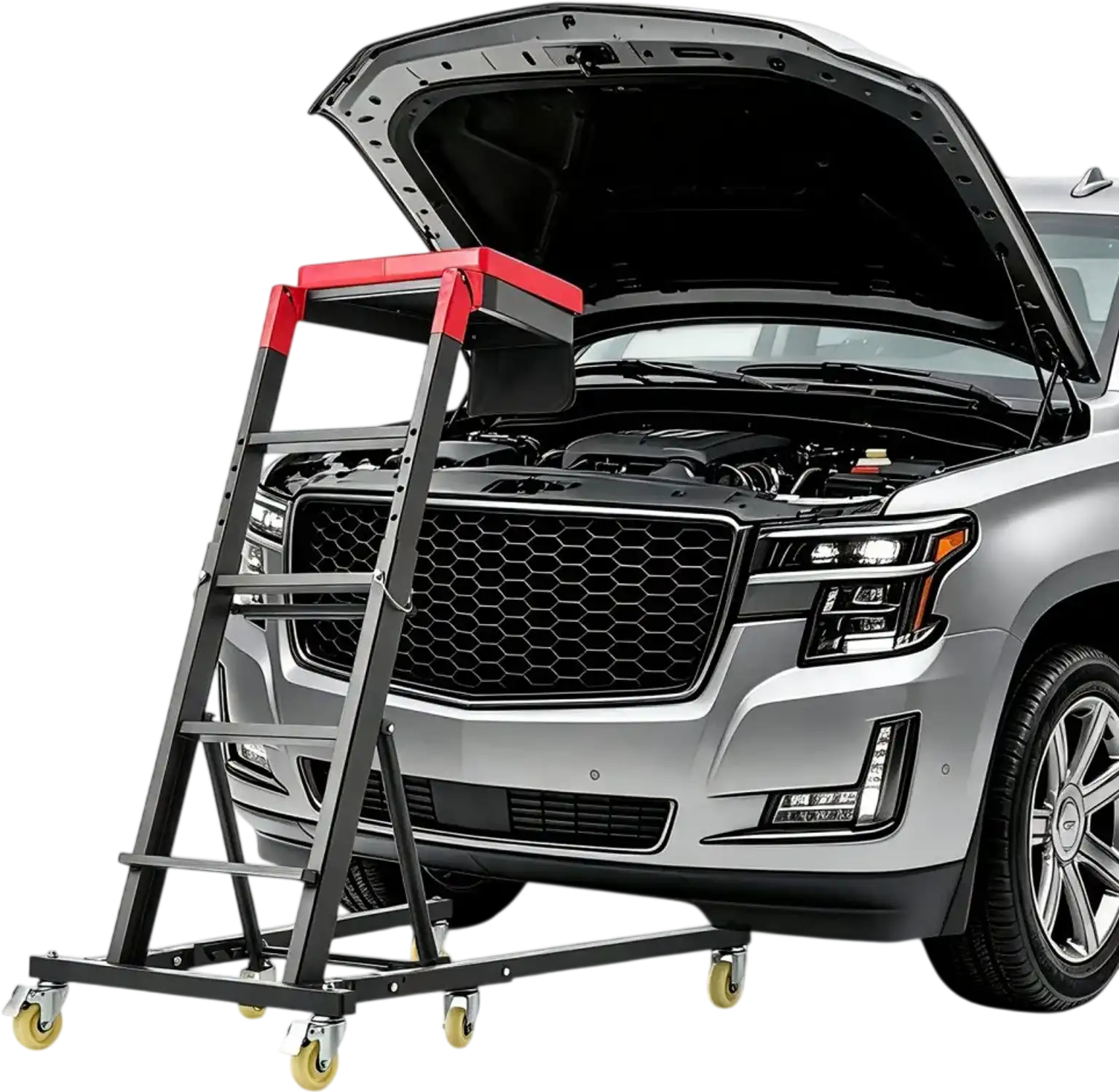 Vevor Engine Creeper Adjustable High-Top Automotive Creeper 48