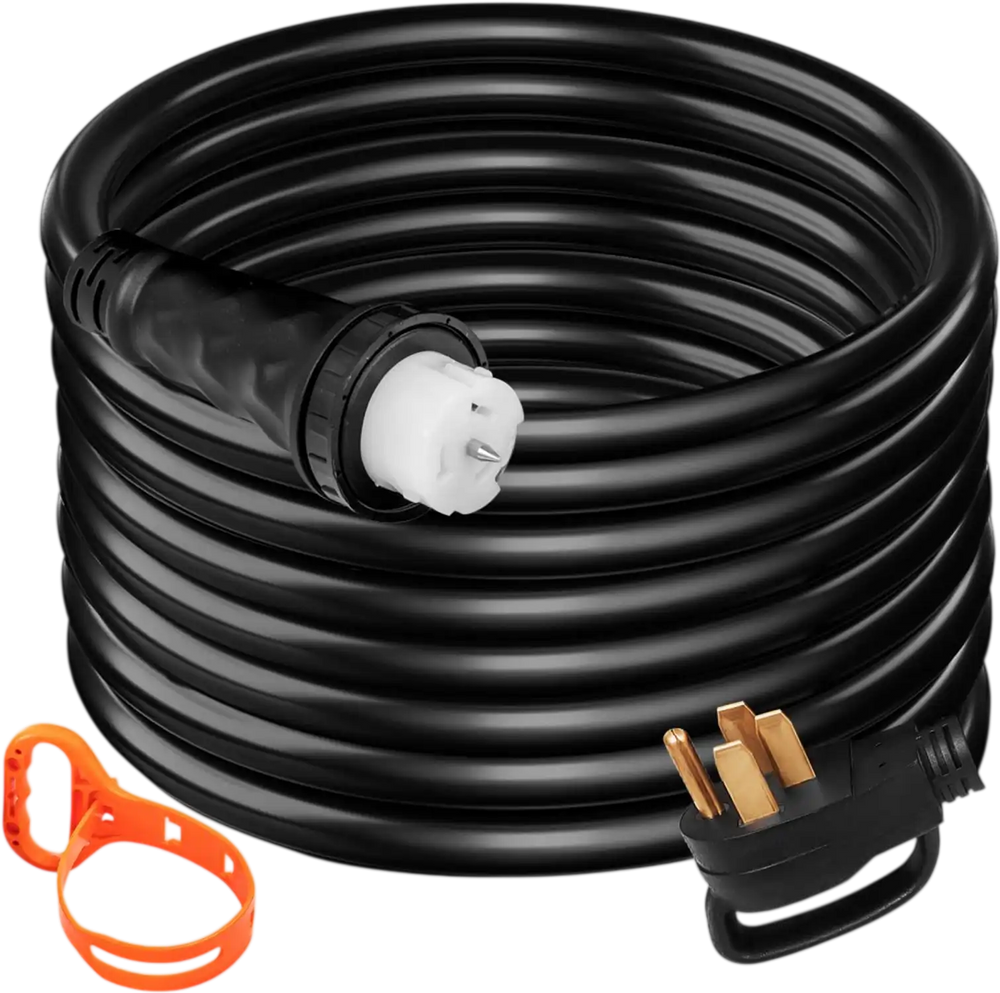 VEVOR 15FT Generator Power Cord 50-Amp 125/250-volt 14-50P to CS6364 Locking Connector