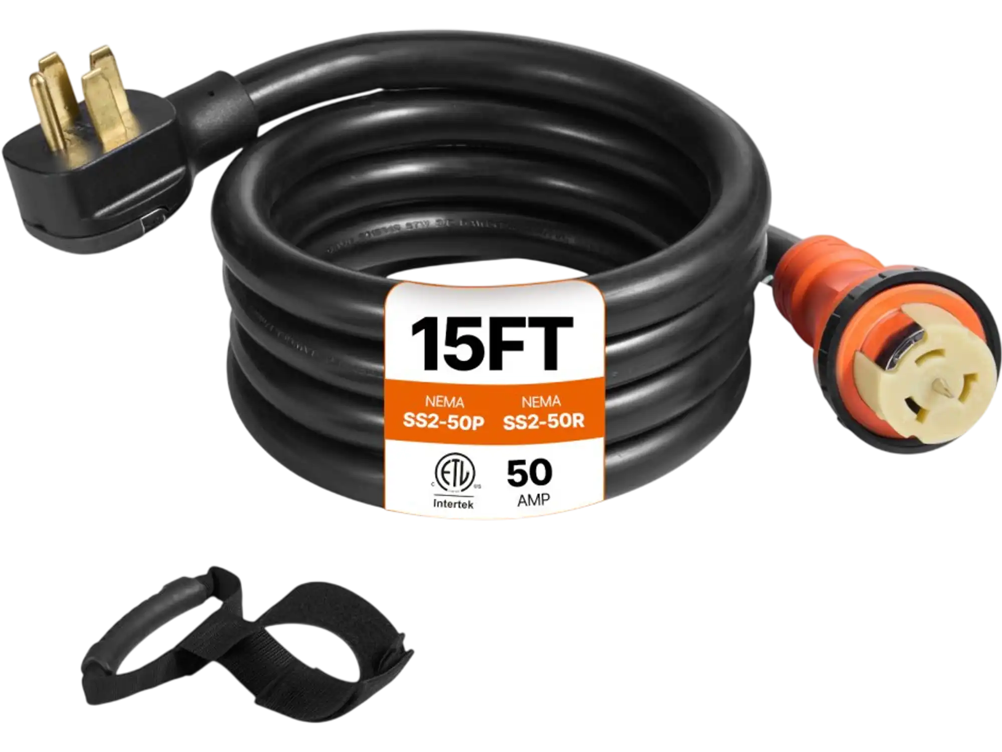 Vevor Generator Cord 15' 50A 125/250V Power Extension New