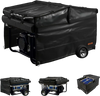 VEVOR Generator Cover, 34 x 26 x 21 Inch Waterproof Universal Generator Cover for Most Generators 3500-12000 Watt, Portable Generator Running Cover with Heavy Duty Thicken 420D Oxford Fabric, Black