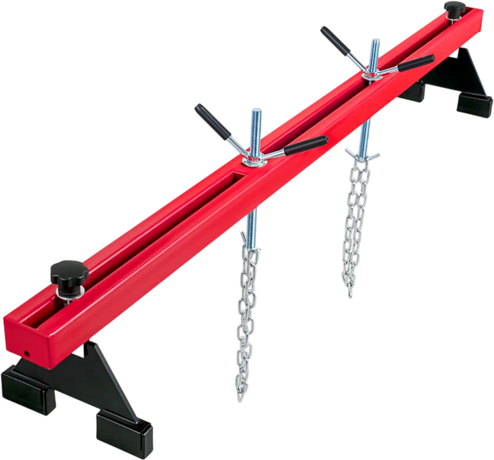 VEVOR Engine Support Bar 1100 Lbs Capacity Engine Transverse Bar Engine Hoist 2 Point Lift Holder Hoist Dual Hooks, Engine Hoist Keeps Engine Stable for Home Garages & Auto Repair Shop