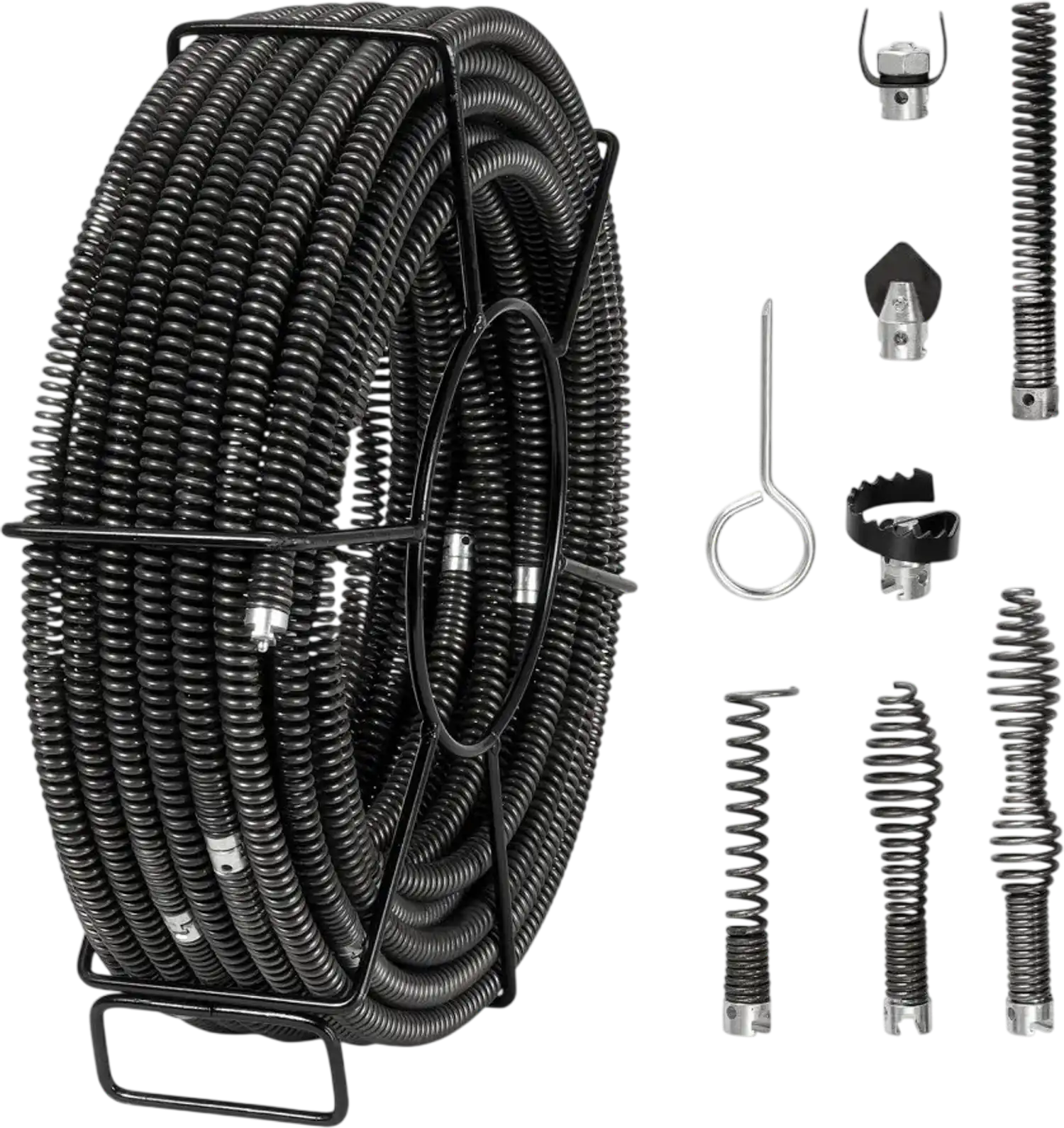 Vevor Drain Cleaning Cable Professional Sectional Sewer Auger Cable 100' x 5/8