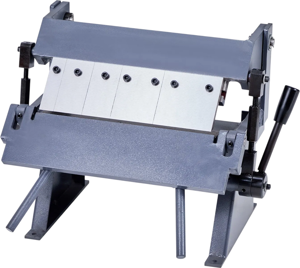 VEVOR Box and Pan Brake, 12 in Sheet Metal Bending Brake, 20-Gauge Mild Steel Capacity, 0-135 Degree Adjustable, Metal Bender Machine with 5 Fingers, Heavy-Duty Aluminum Folder for Precise Bending