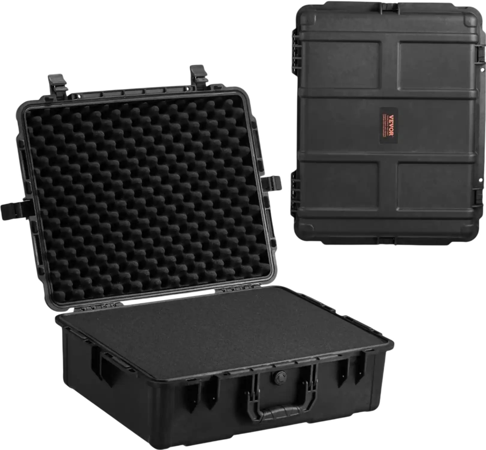 Vevor Weatherproof Hard Case 2.4 Cu. Ft. IP67 Protective Dry Box with Foam and Wheels New