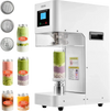 VEVOR Can Sealer Machine, Automatic Commercial Soda Can Sealing Machine for 2.17 in (55 mm) Aluminum and Plastic Cans, Height Adjustable, Steel Housing Beverage Drink Seamer, for Coffee Shop, White