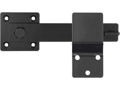 VEVOR Flip Gate Latch, Metal Heavy Duty Gate Latches, Flip Latch Hardware with High Hardness, 360° Rotating Latches, Matte Powder Coating Finish, Ideal for Fence, Garage, Pool, Garden, Black
