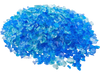VEVOR Fire Glass, 10 LBS / 4.5 KG Fireplace Rocks, 3/4-Inch / 19.05 mm Reflective Firepit Glass Rock, High Luster Stone Landscaping for Fire Pit Table, Aqua Blue + Caribbean Blue + Aqua Green