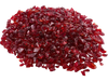 VEVOR Fire Glass, 10 LBS / 4.5 KG Smokeless & High-Temperature Resistant Fireplace Rocks, 3/4-Inch / 19.05 mm Reflective Firepit Glass Rock, High Luster Stone Landscaping for Fire Pit Table, Red