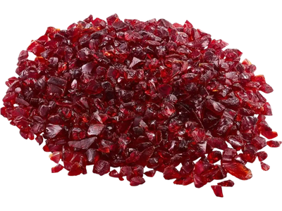 VEVOR Fire Glass, 10 LBS / 4.5 KG Smokeless & High-Temperature Resistant Fireplace Rocks, 3/4-Inch / 19.05 mm Reflective Firepit Glass Rock, High Luster Stone Landscaping for Fire Pit Table, Red