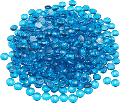 Vevor Fire Glass Caribbean Blue 10 lbs 3/4