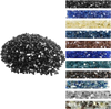 VEVOR Fire Glass, 20 LBS / 9.0 KG High-Temperature Resistant Fireplace Rocks, 1/2-Inch / 12.7 mm Reflective & Smokeless Firepit Glass Rock, High Luster Stone Landscaping for Fire Pit Table, Black