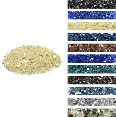 Vevor Fire Glass 10 lbs 1/2