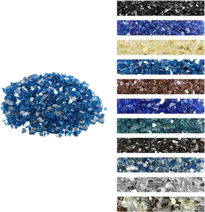 Vevor Fire Glass 10 lbs 1/2