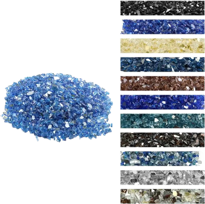 Vevor Fire Glass Cobalt Blue 10 lbs 1/4