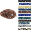 VEVOR Fire Glass, 10 LBS / 4.5 KG High-Temperature Resistant Fireplace Rocks, 1/4-Inch / 6.35 mm Reflective & Smokeless Firepit Glass Rock, High Luster Stone Landscaping for Fire Pit Table, Copper