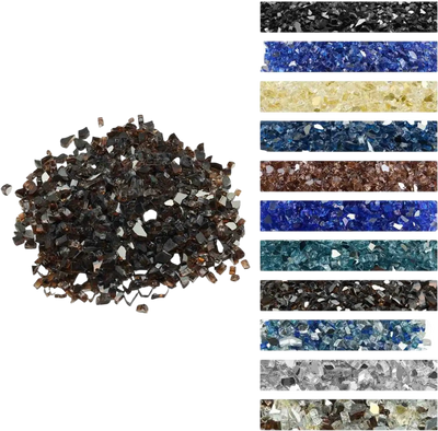 Vevor Fire Glass 10 lbs 1/2