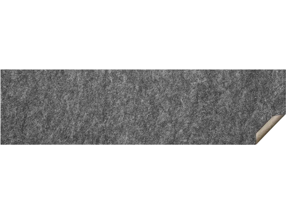 VEVOR Slip-Resistant Rug Pad, Protective Cushioning Carpet Pad, 2'x8' (7.87' Actual) - 1/4"Thick - Dual Surface - Polyester Felt + Latex, 1-2㎡ Area Carpet Padding Rug Cushion Safe for All Floors, Grey