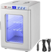 VEVOR Reptile Incubator, 25L Scientific Lab Incubator, Cooling and Heating 5 °C to 42 °C Automatic Incubator, 12V/110V White Reptile Egg Breeding Hatchery Work for Thermostats Snakes and Turtles