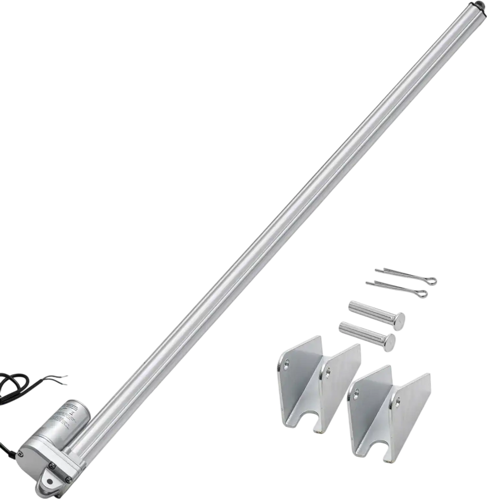VEVOR 12V Linear Actuator, 40 Inch IP65 Waterproof Linear Actuator, 675lbs/3000N 0.2"/s Motion Actuators with Mounting Bracket for Outdoor Use