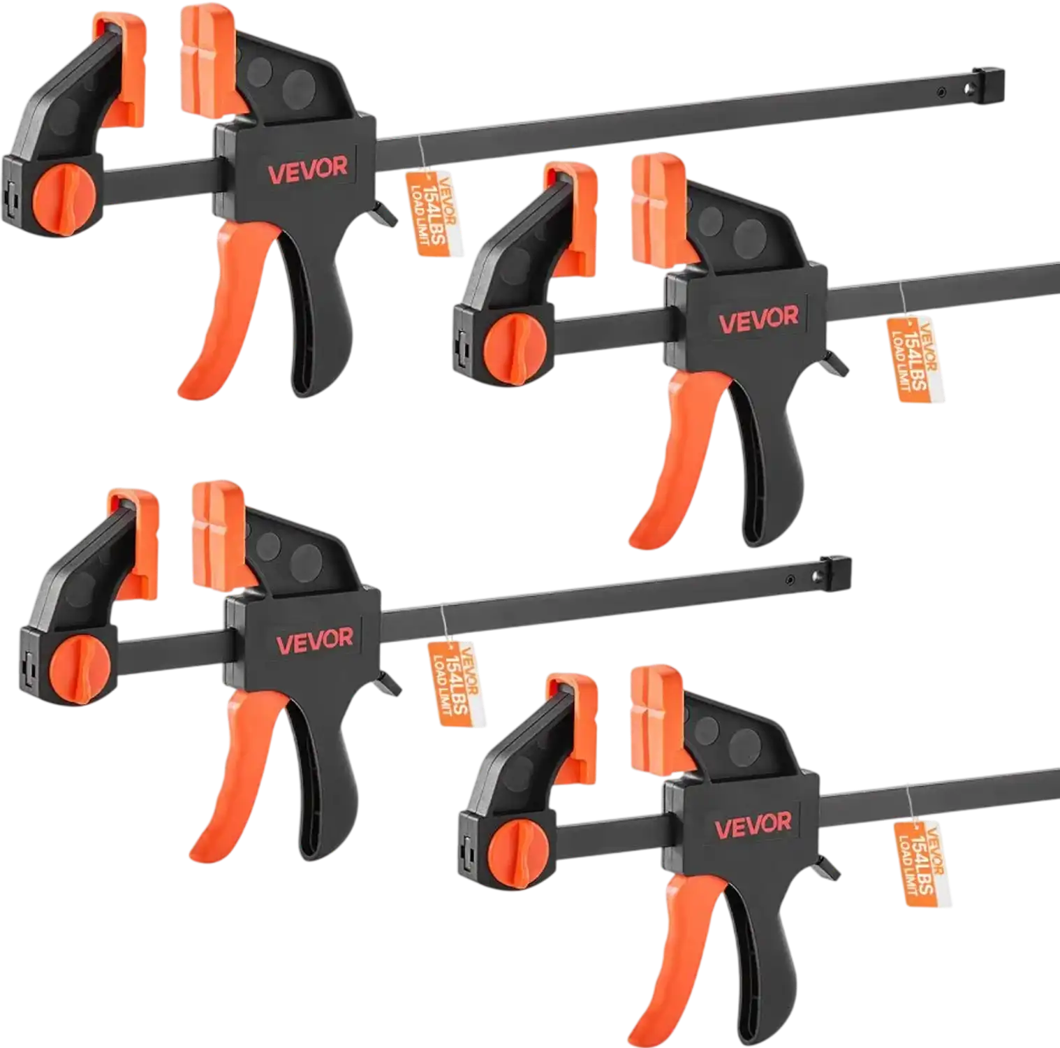 Vevor Bar Clamps Woodworking Quick-Grip Clamp Spreader Set 12
