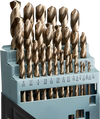 VEVOR Cobalt Drill Bit Set, 29 Pcs, M35 High Speed Steel Cobalt Drill Bits with Storage Case, for Drilling Metal, Stainless Steel, Aluminum Alloy, Wood, Plastic, for Professional Work and Home DIY