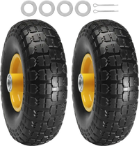 VEVOR Solid PU Run-Flat Tire Wheel, 10