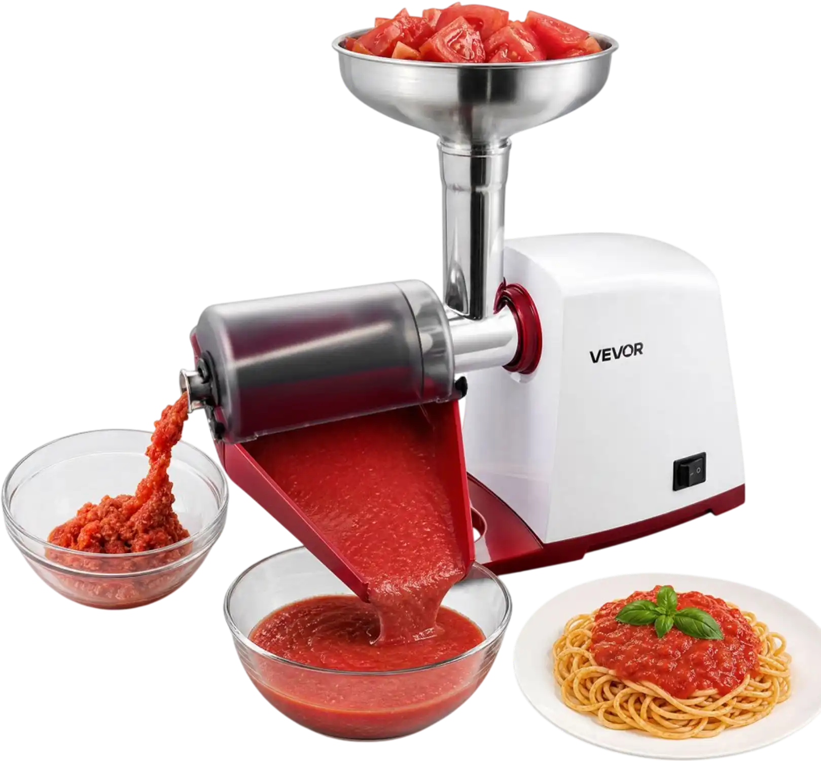 Vevor Electric Tomato Strainer Sauce Maker Food Mill Press Machine New