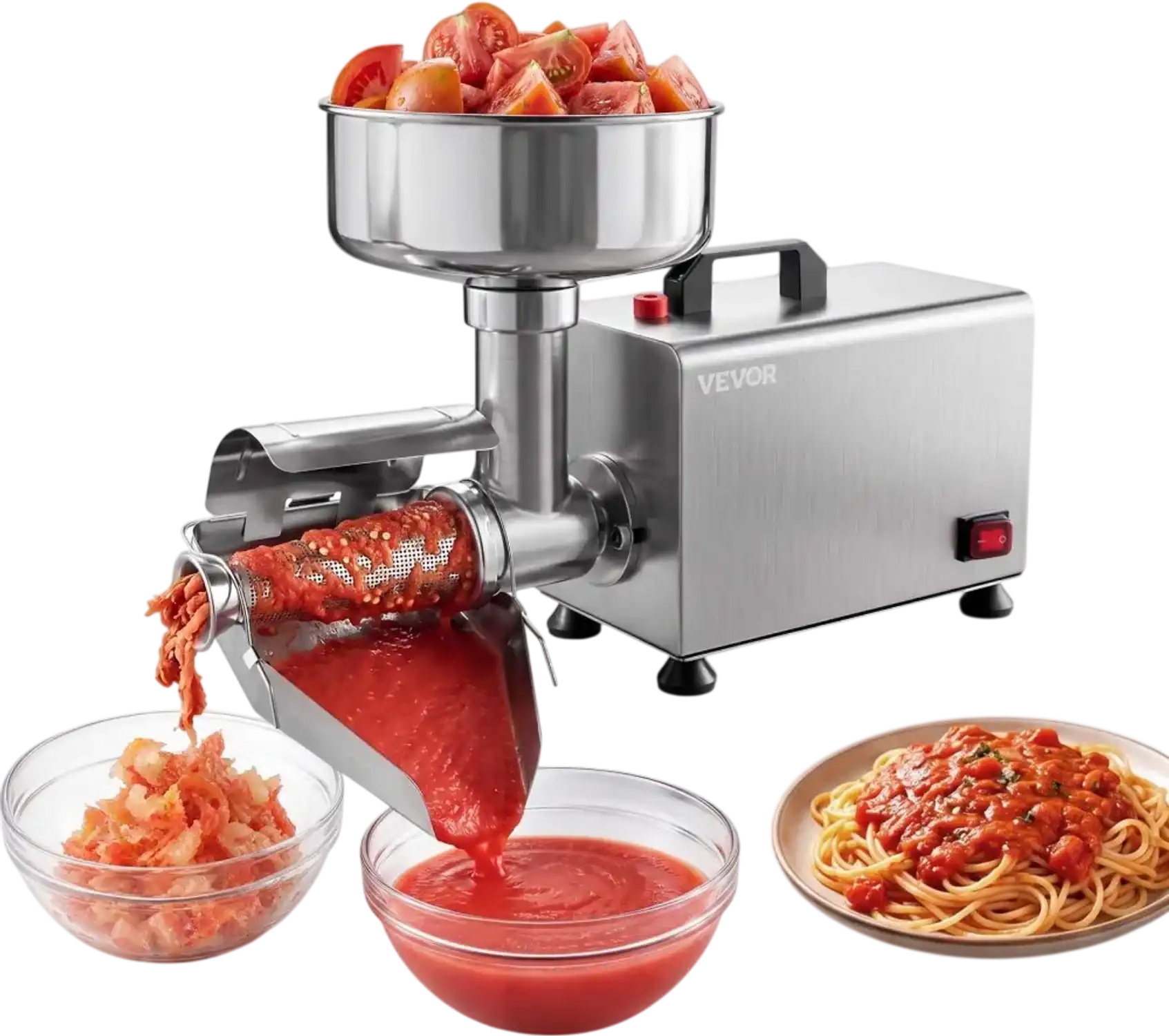 Vevor Electric Tomato Strainer 250W Food Mill and Sauce Maker New