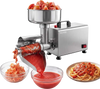 VEVOR Electric Tomato Strainer 250W Food Mill and Sauce Maker 200 lbs/H, Commercial Grade For Apple Sauce, Strawberry and Blueberry Jam, Stainless Steel Tomato Milling Press Machine, Large Hopper