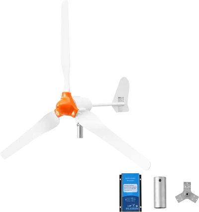 Vevor Wind Turbine Generator 1200W 24V 3-Blade Kit with Wind/Solar Hybrid Controller New
