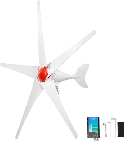 Vevor Wind Turbine Generator 800W 12V 5-Blade Kit with Wind & Solar Hybrid Controller New