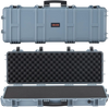 VEVOR Hard Rifle Case, Lockable Rifle Case with Pre-cut Foams, 40 in Gun Storage with Wheels, IP67 Waterproof & Dustproof Movable Large Pistol Storage for Rifles, Shotguns, Airsoft Guns, Grey
