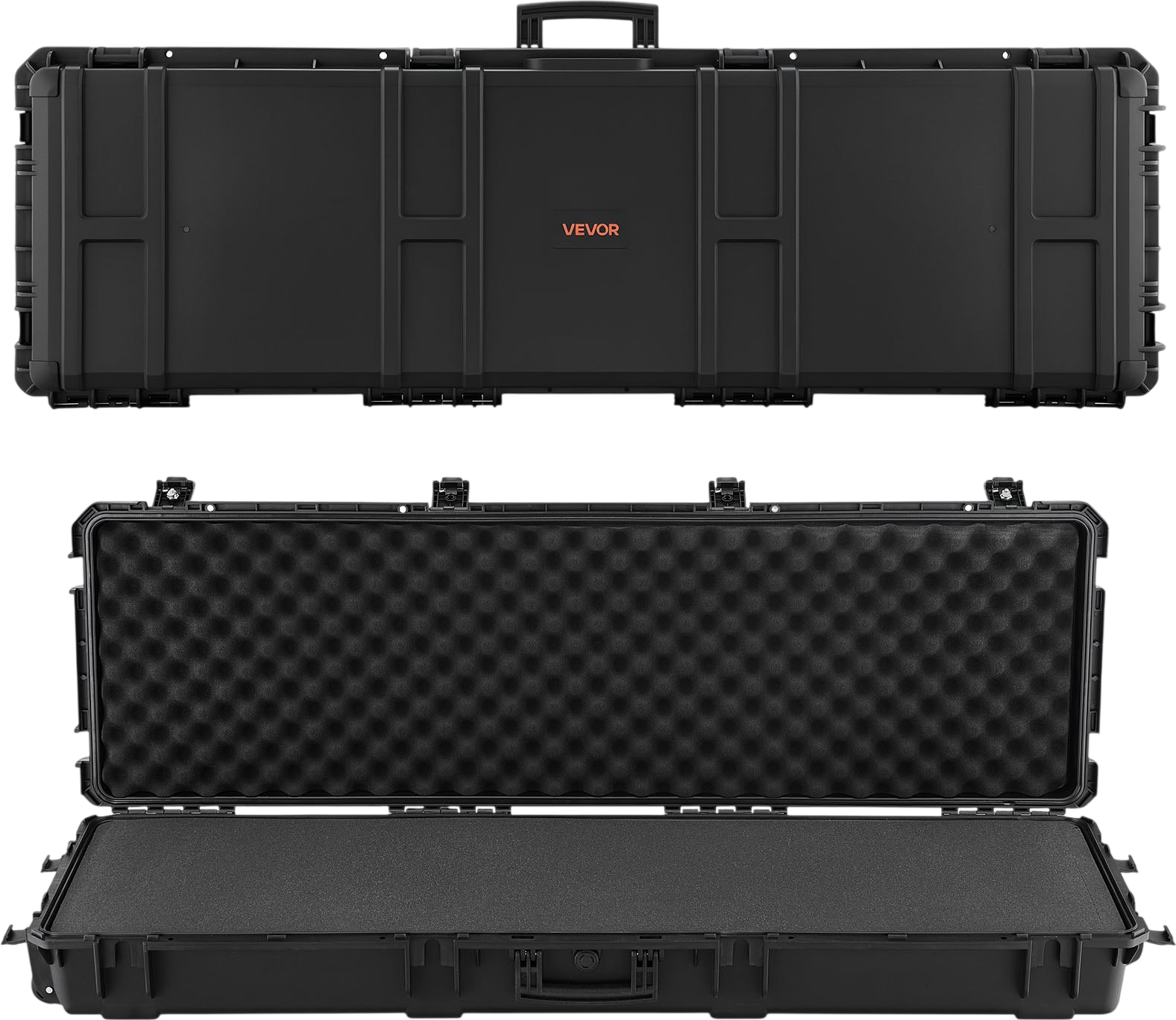 Vevor Hard Rifle Case 52 in. with Pre-Cut Foams Wheels Lockable New
