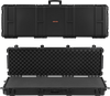 VEVOR Hard Rifle Case, Lockable Rifle Case with Pre-cut Foams, 52 in Gun Storage with Wheels, Heavy Duty IP67 Waterproof & Dustproof Pistol Storage Cases for Rifles, Shotguns, Airsoft Guns, Black