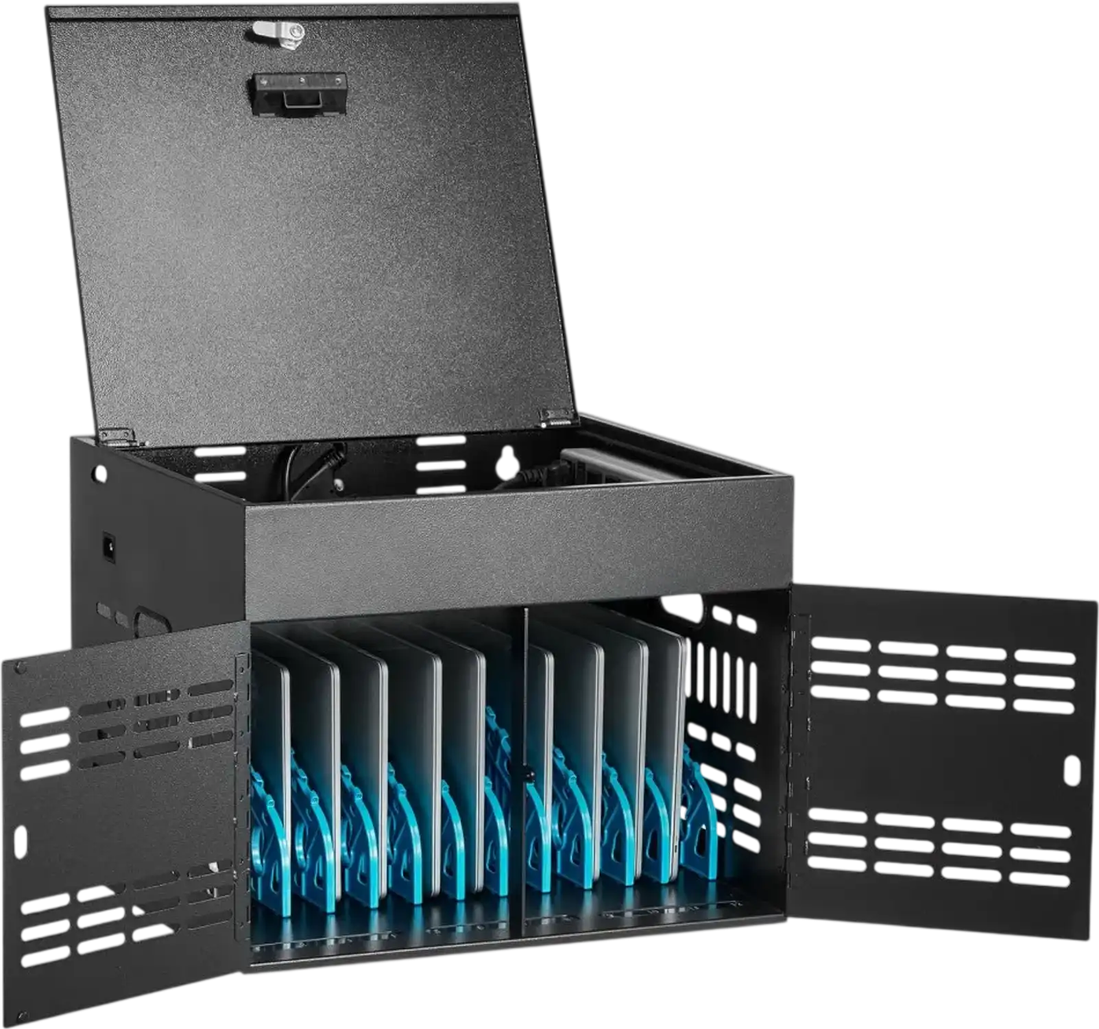 Vevor Charging Cabinet 12-Device Tablet & Laptop Lock Charging Station 15.6