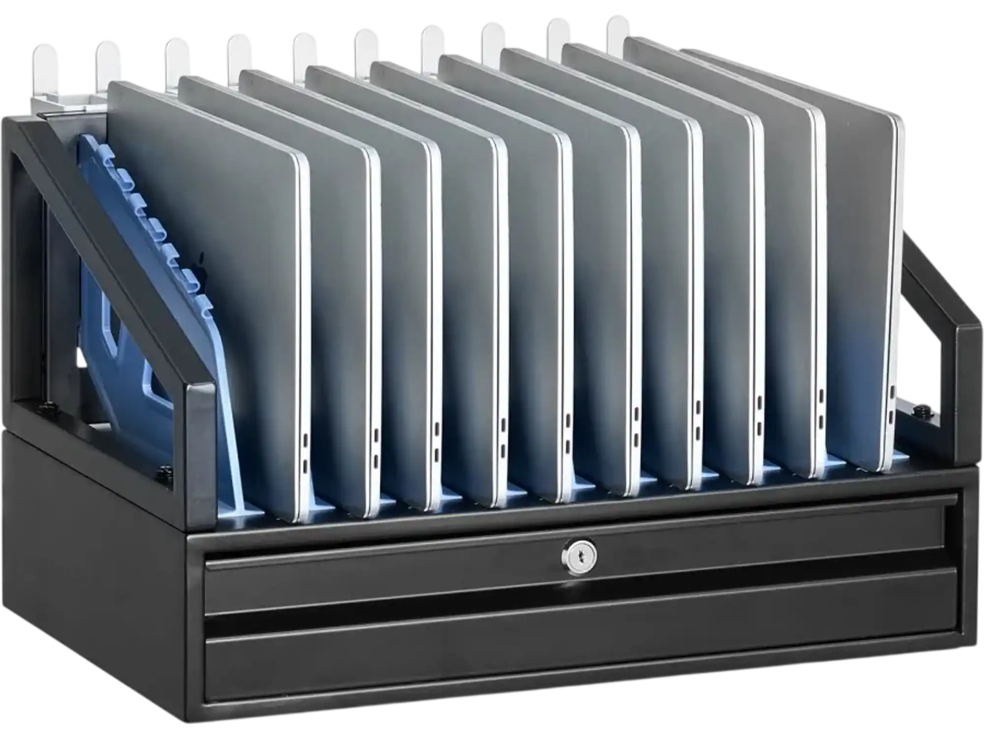 Vevor Charging Cabinet 10-Device Tablet & Laptop Open Charging Station 15.6
