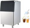 VEVOR Commercial Ice Maker Storage Bin, 250 LBS Capacity Ice-Bin, Commercial Ice Storage Bin with Adjustable Anti-slip Rubber Feet, Suitable for Restaurant Hotel and Beverage Shops