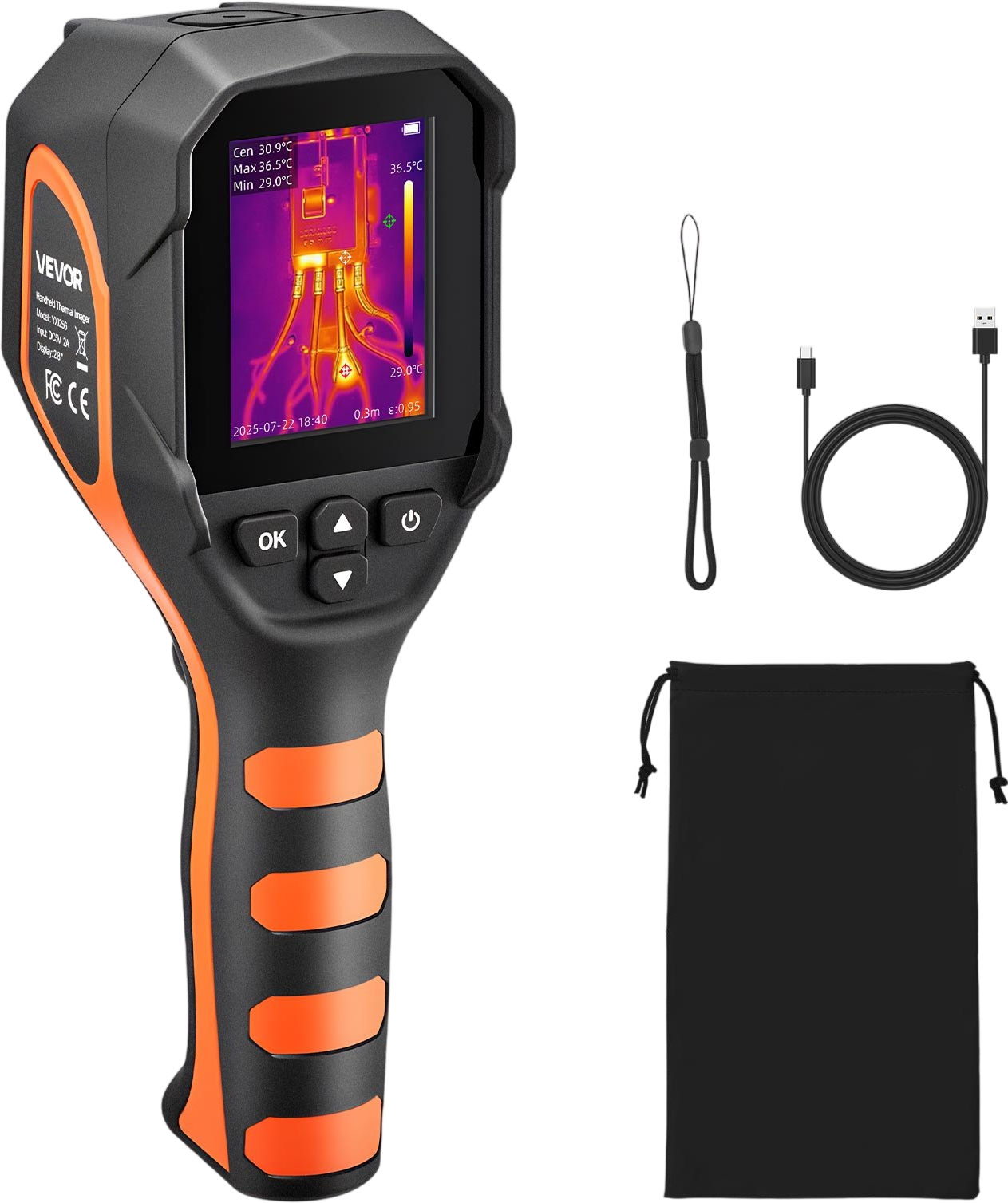 Vevor Thermal Imaging Camera 160 x 120 IR Resolution with 2.8