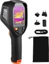 VEVOR Pro Thermal Imaging Camera, Upgraded 512 x 384 TISR Super Resolution, 3.45" LCD Infrared Thermal Imager with 2MP Visual Camera, 25HZ Refresh Rate, -4°F - 1022°F, 4 Image Modes & 7 Color Palettes