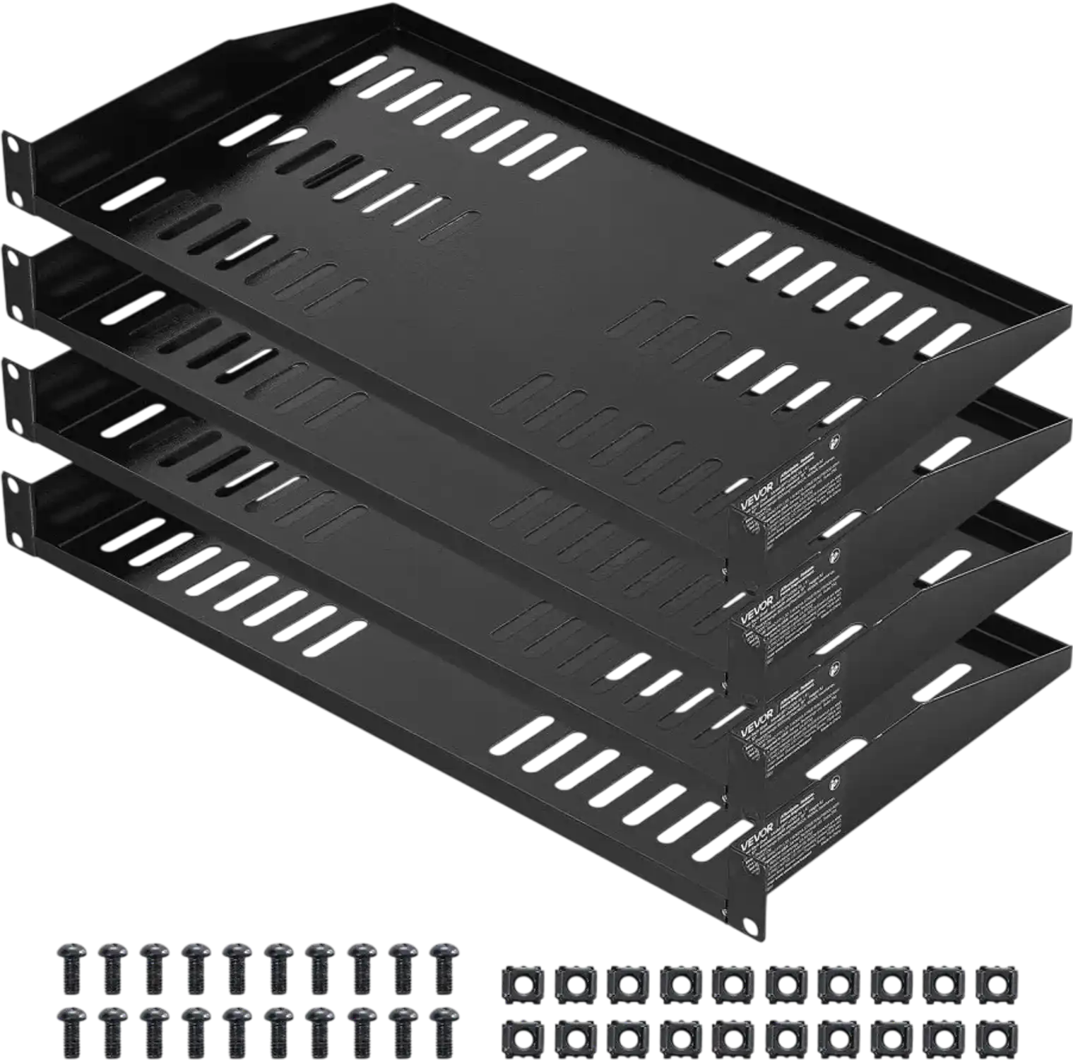 Vevor Server Rack Shelf 4-Pack 1U 10